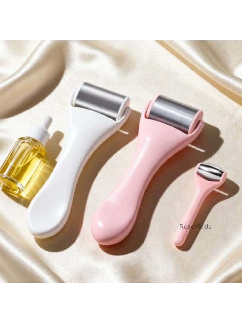 Ice Roller for Face and Eye Set Skin Care Massager